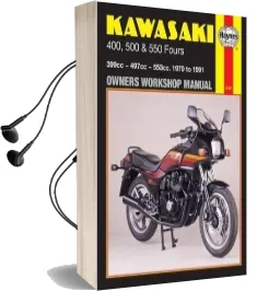 Kawasaki 400, 500 & 550 Fours (79 - 91) Audiobook download free by Haynes Publishing