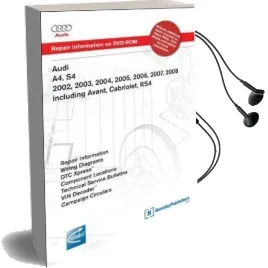 Audi a4, s4 2002, 2003, 2004, 2005, 2006, 2007, 2008: Repair Manual on Dvd-Rom: Includes Avant, Cabriolet, rs4 Audiobook download free by Audi Of America