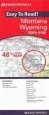 Audiobook Rand Mcnally Easy to Read! Montana Wyoming State map author Rand Mcnally