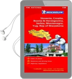 Slovenia, Croatia, Bosnia - Michelin National map 736: Map Audiobook download free by Michelin