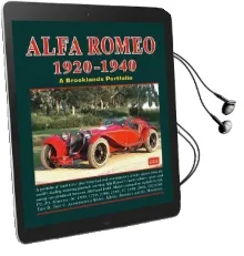 Alfa Romeo 1920-1940: A Brooklands Portfolio Audiobook download free by R. M. Clarke