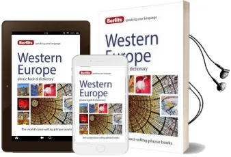Berlitz Phrase Book & Dictionary Western Europe: Danish, Dutch, French, German, Greek, Italian, Norwegian, Portuguese, Spanish, Swedish & Turkish Audiobook download free by Berlitz