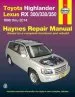 Audiobook Toyota Highlander & Lexus Rx300/330/350: 1999-2014 author Haynes Publishing