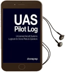 Uas Pilot log: Unmanned Aircraft Systems Logbook for Drone Pilots & Operators (Dark Blue) Audiobook download free by Droneprep