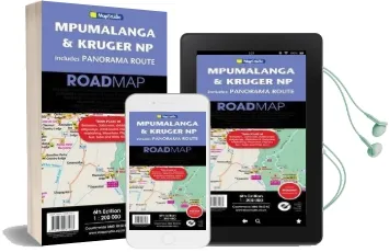Mpumalanga & Kruger National Park Includes Panorama Route Road map Audiobook download free by Map Studio