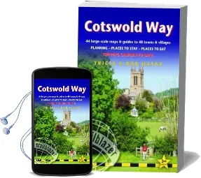 Cotswold way: 44 Large-Scale Walking Maps & Guides to 48 Towns and Villages Planning,Places to Stay, Places to eat - Chipping Campden to Bath Audiobook download free by Tricia Hayne