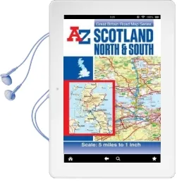 Scotland Road map Audiobook download free by Geographers' A Z Map Company