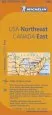 Audiobook Michelin Usa: Northeast, Canada: East map 583 author Michelin