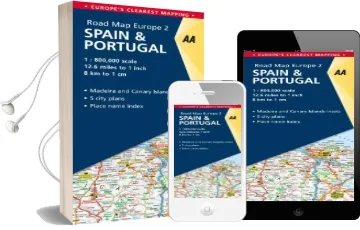 2. Spain & Portugal: Aa Road map Europe Audiobook download free by Aa Publishing