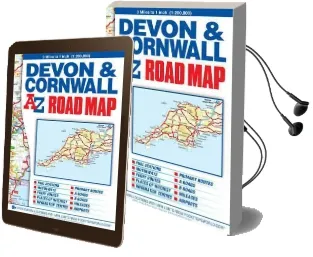Devon & Cornwall Road map Audiobook download free by Geographers' A Z Map Company